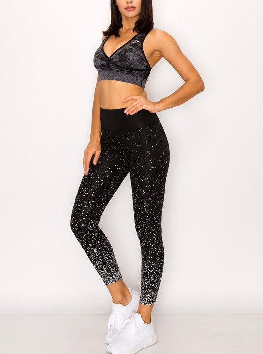 Kimberly C Ombré Space Metallic  Legging